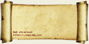 Milana Perunović vizit kartica